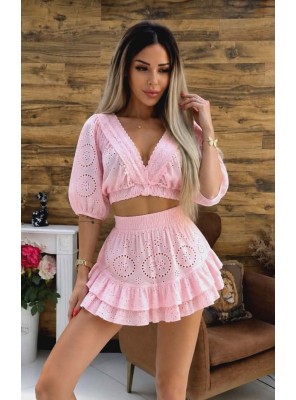 Сет дантела в розово CUTE